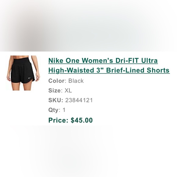 Nike Dri-FIT Ultra High-Waisted 3” Shorts - Picture 2 of 2